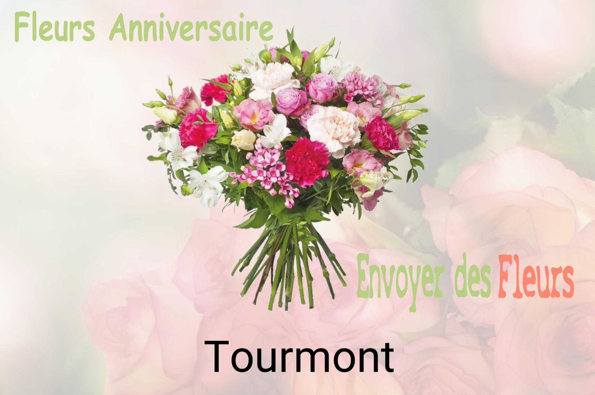 Bouquet de fleurs d’anniversaire livré à Tourmont
