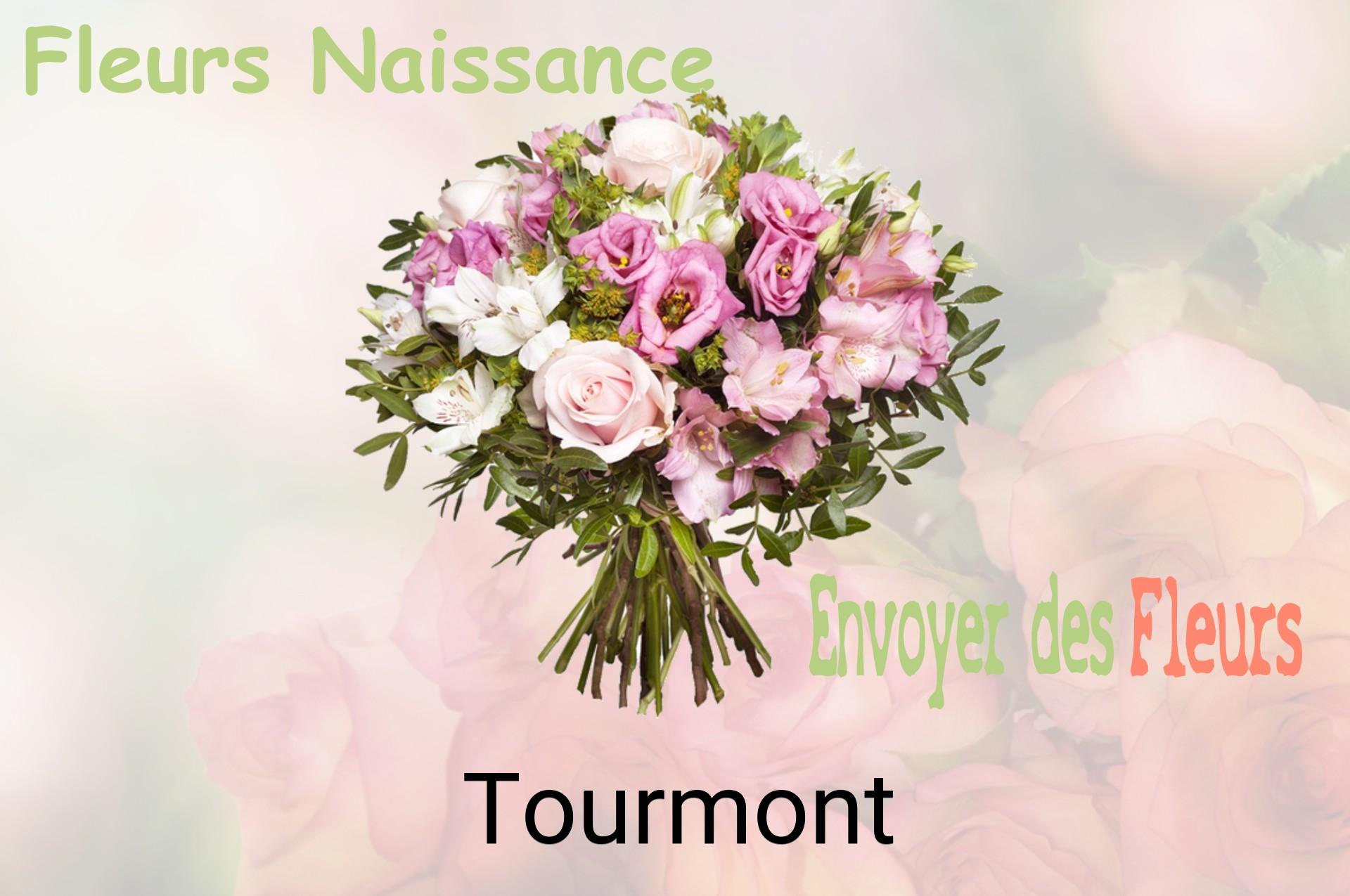 Bouquet de fleurs de naissance livré à Tourmont
